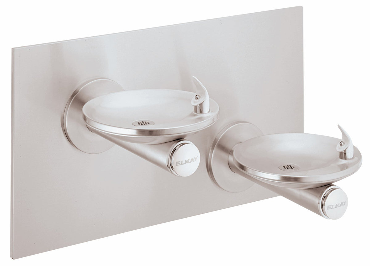 Swirlflo Dual Vr Ftn withFrz Box by Elkay – 1.25, Stainless Steel, Stainless, Model EDFPBVM117FPK