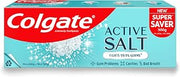 Colgate Active Salt Toothpaste, Toothpaste for Healthy Gums and Teeth, Tooth Decay Prevention, Gum Protection, Eliminates Bad Breath (300g/200g X 1 and 100g X 1)
