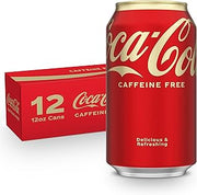 Coca-Cola Caffeine-Free Soda Soft Drink Fridge Pack Cans, 12 fl oz, 12 Pack