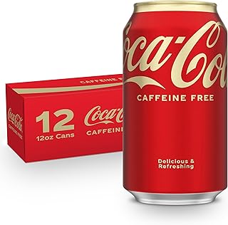 Coca-Cola Caffeine-Free Soda Soft Drink Fridge Pack Cans, 12 fl oz, 12 Pack
