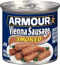Armour Smoked Vienna Sausage, 4.6 Ounce -- 24 per case.