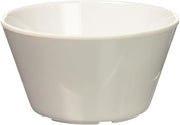 Winco MMB-8W Melamine Bouillon Cup, 8-Ounce, White, Medium (Pack of 12) | Dishwasher safe, Shatterproof, Heat resistant, NSF certified, Great for Salads, Sides, Pasta and Shared Dishes