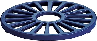 Tramontina Bestow Enameled Cast Iron Round Trivet, 7-inches, Blue
