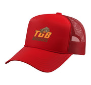 Trevor Browne Bruins Trucker Hat with Adjustable Mesh Back by Trevor Browne High School, Phoenix, AZ 85033 – Polyester, Red