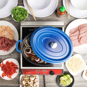 GET 3.5 Quart / Oval / Blue Dutch Ovens