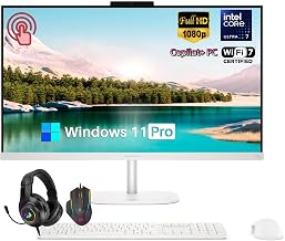 HP OmniStudio All in One Desktop Computer 2026, 27 Inch FHD IPS Touchscreen