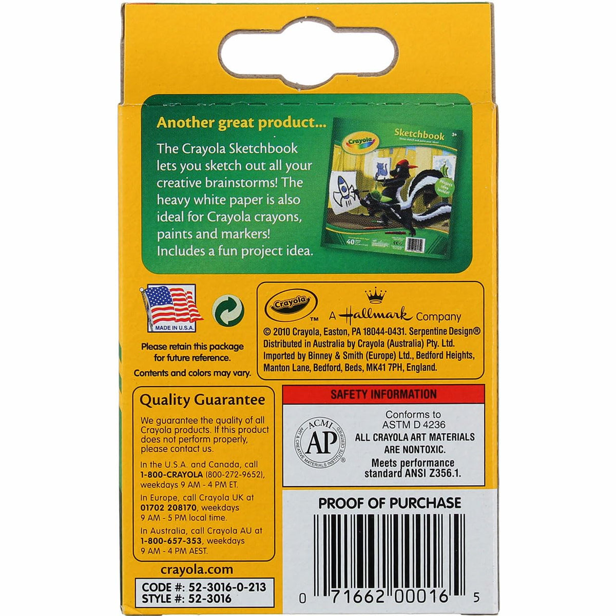 CYO523016 - Regular Size Crayon Sets by Crayola – 24 Count (Pack of 1), Wax, Kkk, Model 52-3016