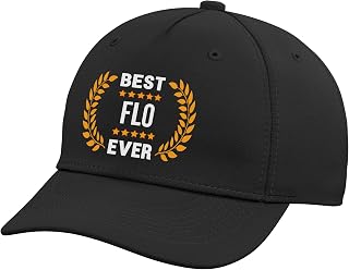 Best Flo Ever with Five Stars Name Flo Adjustable Baseball Hat