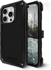 Pelican Shield iPhone 15 Pro Case - Rugged MagSafe Phone Case - Black