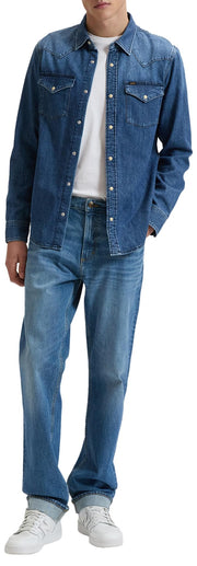 Men's Regular Western Shirt by Lee – Cotton, Brookside, Model E9863
