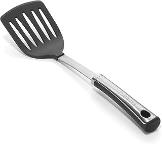 Cuisinart CTG-21-LT Slotted Turner, One Size, Black and Stainless Steel