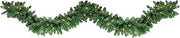 Pre-Lit Olympia Pine Commercial Artificial Christmas Garland - 27' x 14" - LED Warm White