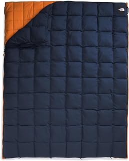 The North Face Cozy One Bag Duo Sleeping Bag, Summit Navy/Desert Rust, OSFA