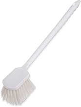 SPARTA Utility Scrub Brush with Polyester Bristles 20" x 3" - White