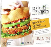 Dr Praegers Black Bean Veggie Burger, 10 Ounce -- 6 per case
