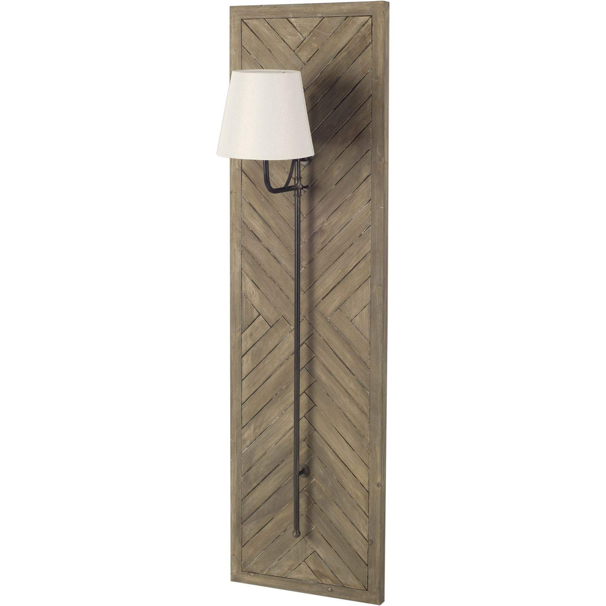 Vector (Box A&B) Wall Sconce by Mercana – 55.75"H x 17.25"W x 5.5"L, Metal, Brown, Model 67592-AB