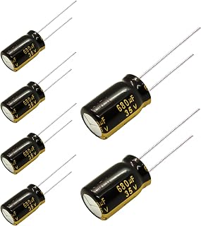 Replacement for 6 pcs Panasonic FM Series Capacitors 35V 680uf Low Impedance