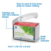 Tork Gray / 6.7" x 7.9" x 5.6" - Gray - Pack of 1 / N4 Paper Napkin Dispensers