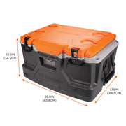 Ergodyne 48-Quart / Orange and Gray / Industrial Hard Sided Cooler - 48 qt Coolers