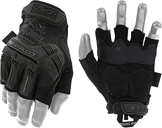 Mechanix Wear M-Pact Fingerless Tactical Gloves Covert Black, Medium