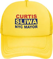 Curtis Sliwa for NYC Mayor Hats New York City 2026 Election Trucker Hat Mesh Back Baseball Caps