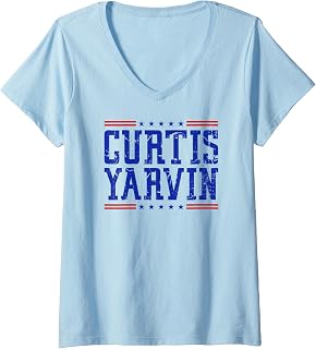 Women's Curtis Yarvin for President 2028 V-Neck T-Shirt