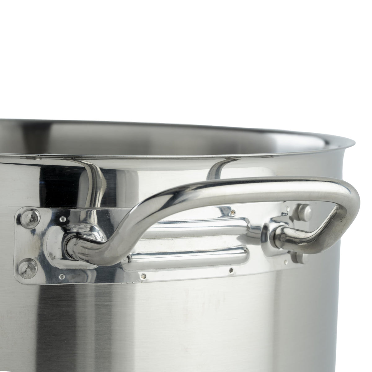 Winco 12 Quarts / Pot With Cover / Silver Stockpots