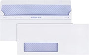 Quality Park Window Security Envelope, Reveal-N-Seal, White, 4.125 x 9.5, 500 per Box, (67418) | (Pack of 5)