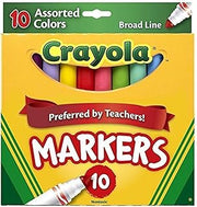 Crayola Assorted Broad Line Markers 10 Count - 2 Pack