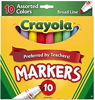 Crayola Assorted Broad Line Markers 10 Count - 2 Pack