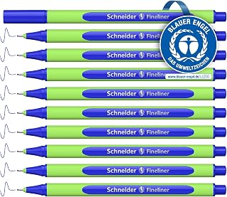 Schneider Schreibgeräte Line-Up, 0.4 mm, Lapis Blue, Pack of 10