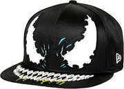 New Era Venom Character Armor w/Carnage Underlining 59Fifty Fitted Hat 7 Fitted Black