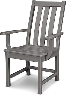 Polywood Vineyard Dining Arm Chair (Slate Grey)