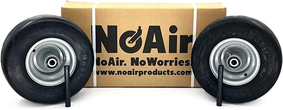 (2) Flat Free Tire Assemblies 13x6.50-6 Fits Dixie Chopper MZ 400438