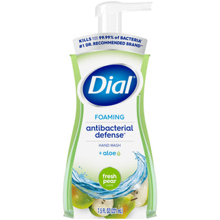 7.5 oz Pear Foam Soap by Dial – 7.5 Fl Oz (Pack of 1), Bamboo, Multicolor, Model 10017000029341