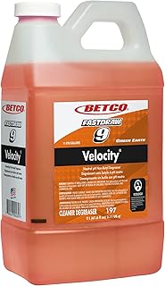 Betco Fastdraw® Green Earth® Velocity® Degreaser, Fresh Scent, 2 Liter, Case Of 4