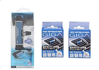 Air Spencer GIGA Clip Car Air Freshener and Refills - Squash Scent
