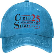 Curtis Sliwa for New York Mayor Hat Sliwa 2025 Adjustable Hat Baseball Fashion Cowboy Trucker Cap for Men WomenN41