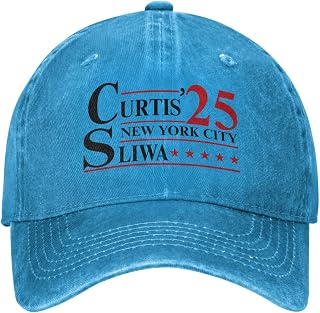 Curtis Sliwa for New York Mayor Hat Sliwa 2025 Adjustable Hat Baseball Fashion Cowboy Trucker Cap for Men WomenN41