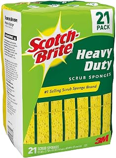 Scotch-Brite Heavy Duty Scrub Sponge, 21 Count