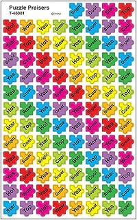 Trend Enterprises T-46081 PUZZLE PRAISERS SUPERSHAPE SUPERSPO TS/SHAPES STICKERS