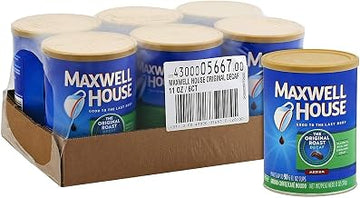Maxwell House Original Decaffeinated Coffee, 11 Ounce -- 6 per case.
