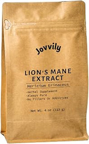 Jovvily, Lion's Mane, Hericium Erinaceus Extract, 4 Oz | For ingredient-focused applications, culinary uses, and pantry storage