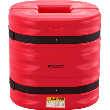 Column Protector by Global Industrial – HDPE, Red, Model 670832