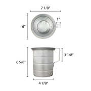 Thunder Group 1 / 2 Quart / Silver Cups