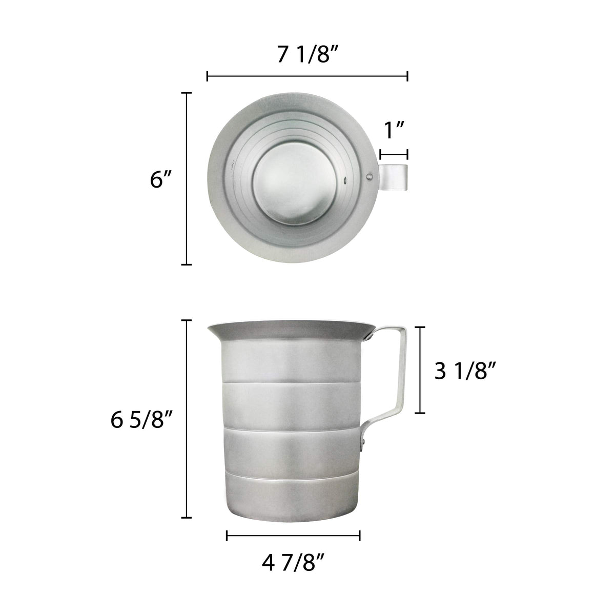Thunder Group 1 / 2 Quart / Silver Cups