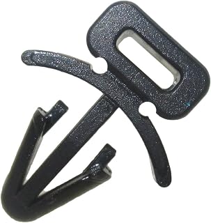 Gardner Bender 45-PMBUVB Push-Mount Base, Fits ¼" Hole, 5/16 x 9/16", 10 Pack, UV Black