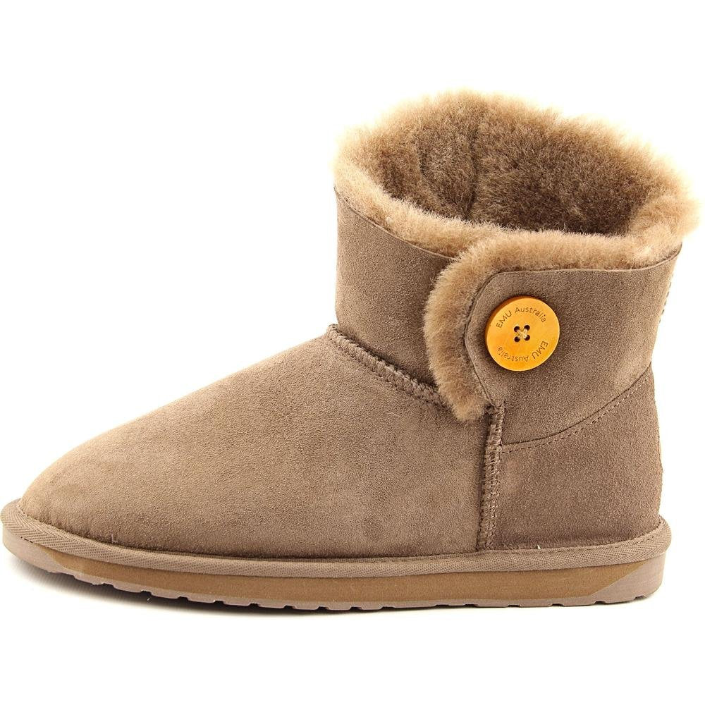 Valery Mini Boot - Women's Chestnut by EMU – 6, Mushroom, Model W10951-CHE-6