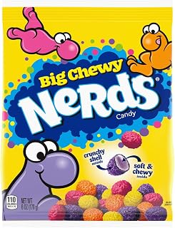 Nerds Big Chewy Candy, 6 Ounce, Pack of 12