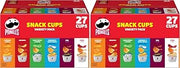 Pringles Potato Crisps Chips, Lunch Snacks, Snack Cups, Variety Pack, 19.5oz Box (27 Cups) (Pack of 2)